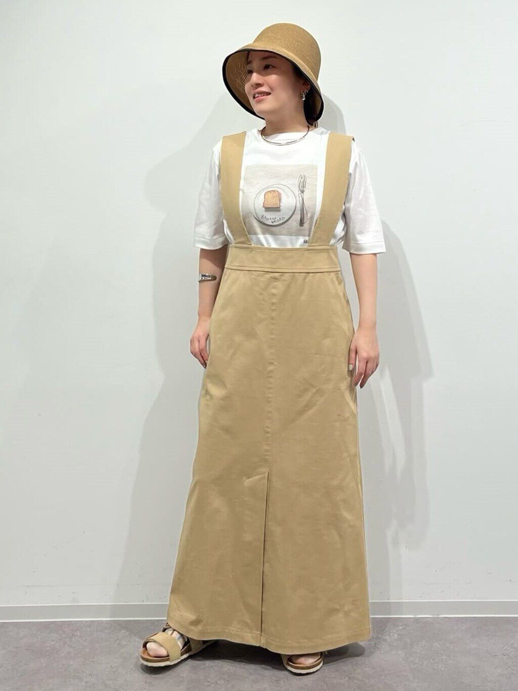  「◆ストレッチサスペンダースカート」|ワンピース|