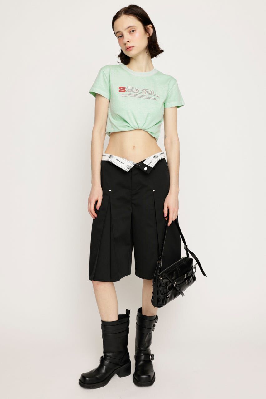 SLY「CREWNECK PRINT Tシャツ」|Tシャツ・カットソー|