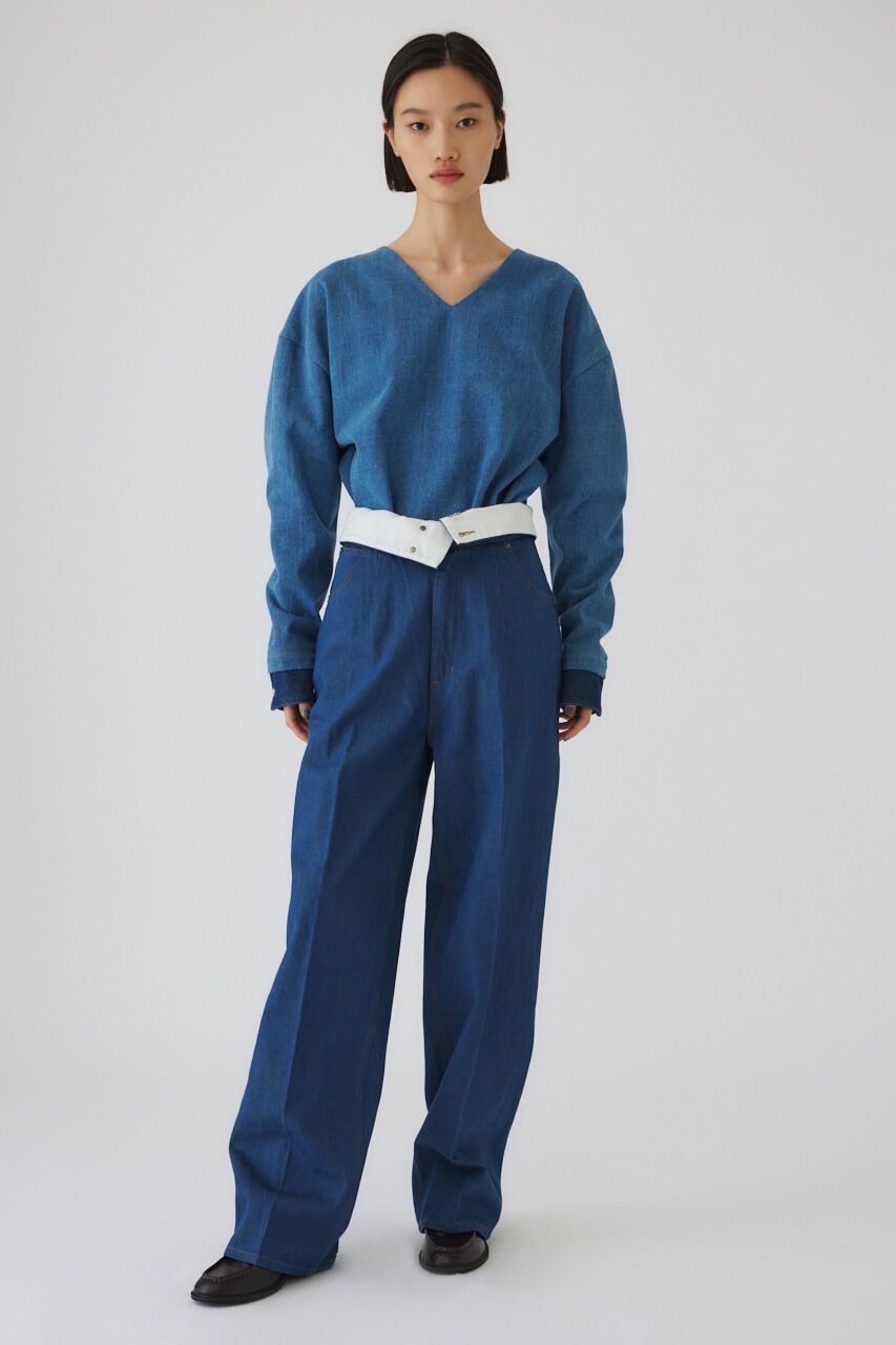 RIM.ARK 「Corset denim PT」|デニム|