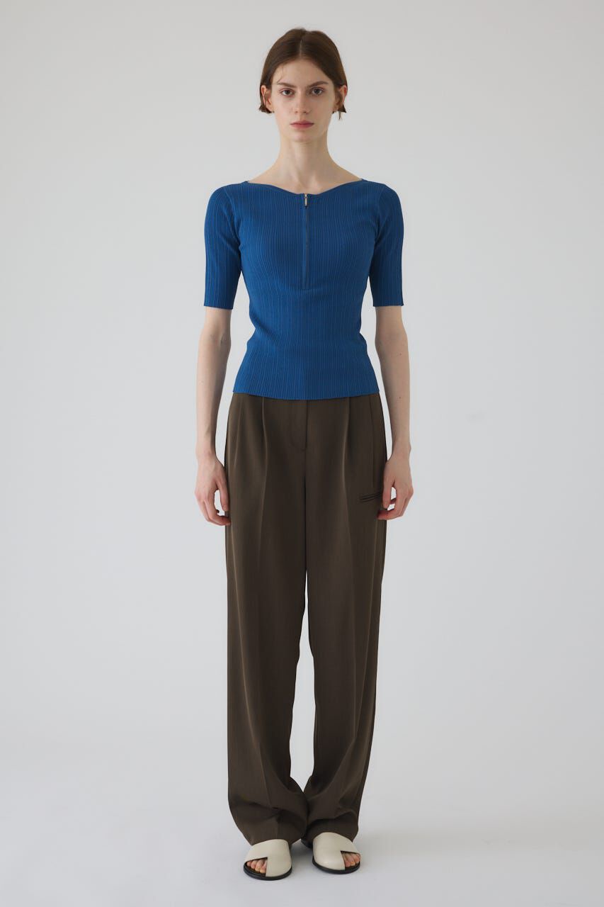 RIM.ARK 「Rib zipper knit tops」|ニット・セーター|