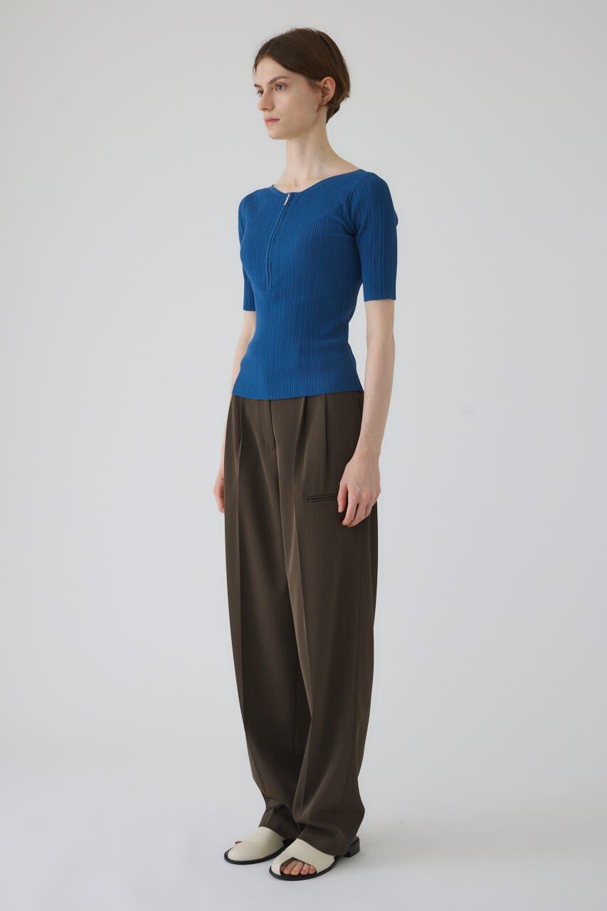 RIM.ARK 「Rib zipper knit tops」|ニット・セーター|