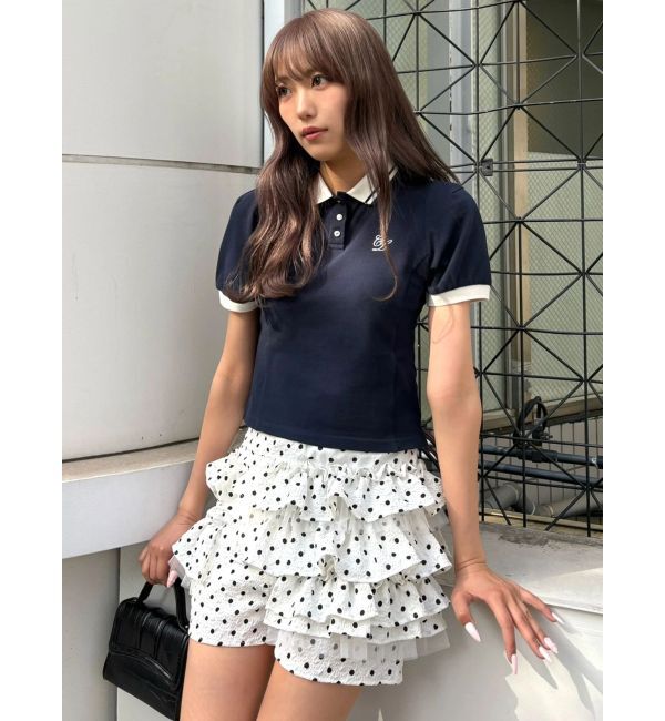 CALNAMUR「コンパクトポロカットソー」|Tシャツ・カットソー|