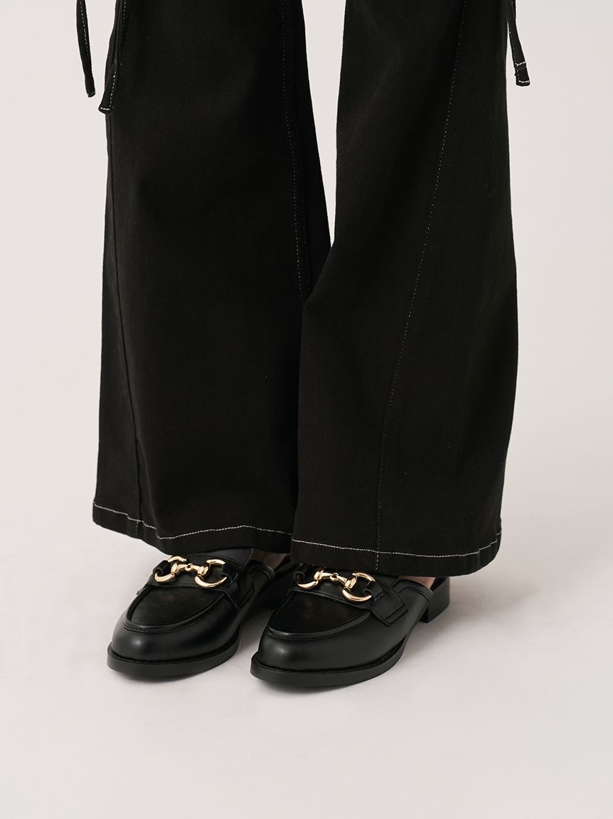 SNIDEL「ローファーサボ」|パンプス|