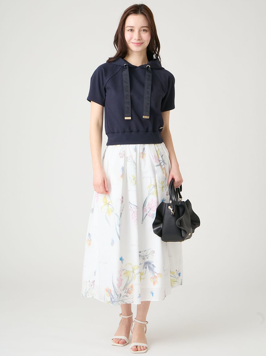 CELFORD「【洗える】【CELFORD&times;P.J. REDOUTEコラボ】フーデッドプルオーバー」|Tシャツ・カットソー|