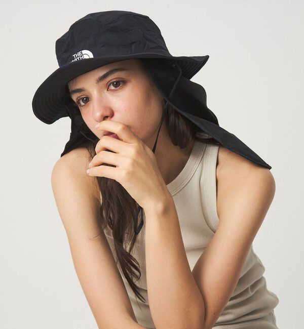 UNITED ARROWS green label relaxing「【WEB限定】＜THE NORTH FACE＞サンシールド ハット」|キャップ・キャスケット|BLACK