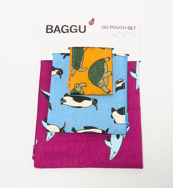 BEAUTY&YOUTH UNITED ARROWS「＜BAGGU＞VACATION ANIMALS 3セット GO  ポーチ」|ポーチ|