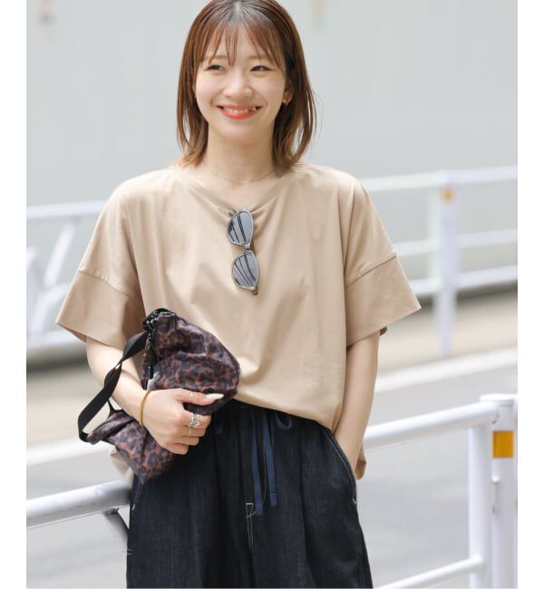 JOURNAL STANDARD relume「《追加3》オーガニックコットン汗染み防止2WAY TEE」|Tシャツ・カットソー|