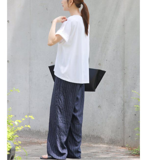 JOURNAL STANDARD relume「《追加3》オーガニックコットン汗染み防止2WAY TEE」|Tシャツ・カットソー|