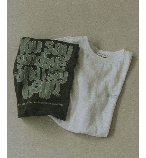 SALON adam et rope'「【Americana（アメリカーナ）】プリントT」|Tシャツ・カットソー|