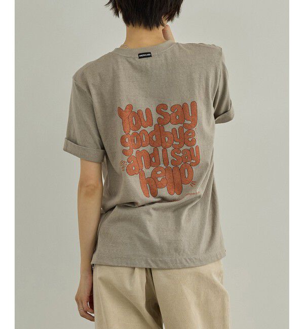 SALON adam et rope'「【Americana（アメリカーナ）】プリントT」|Tシャツ・カットソー|