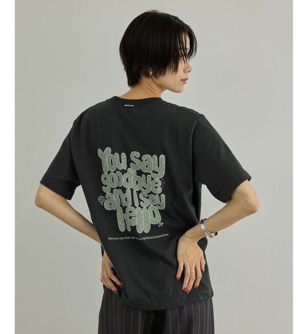 SALON adam et rope'「【Americana（アメリカーナ）】プリントT」|Tシャツ・カットソー|