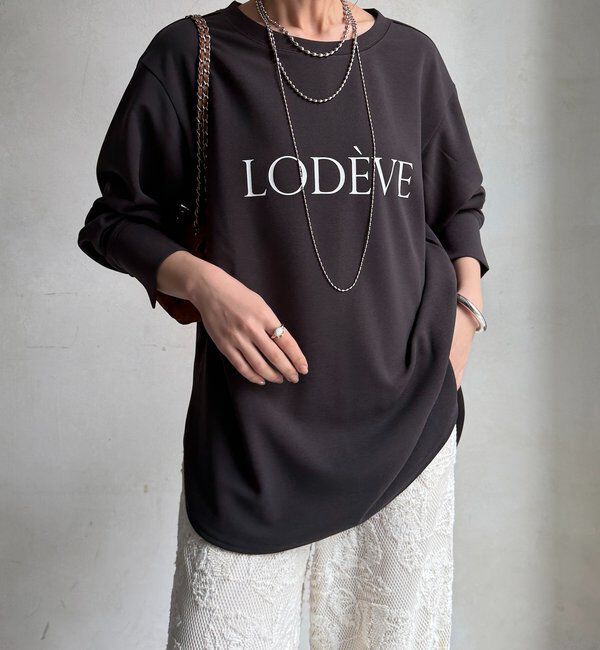  「カットジョーゼットLODEVEロゴTEEブラウス」|シャツ・ブラウス|
