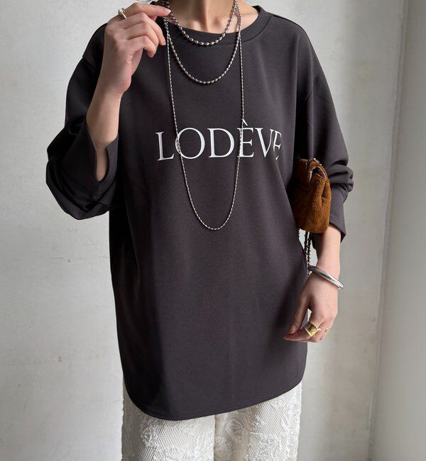  「カットジョーゼットLODEVEロゴTEEブラウス」|シャツ・ブラウス|