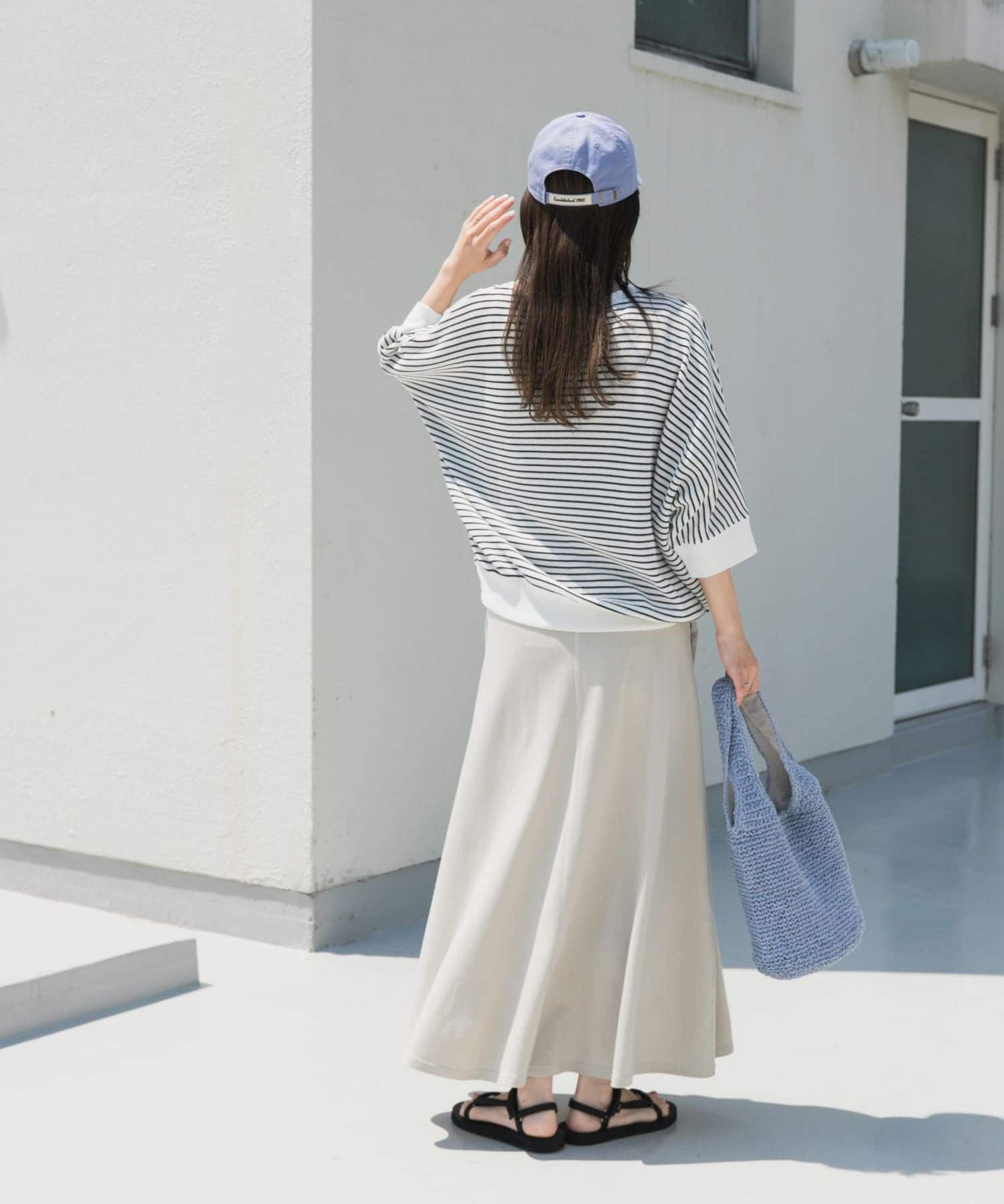 URBAN RESEARCH DOORS「タックフライスワイドTシャツ」|Tシャツ・カットソー|