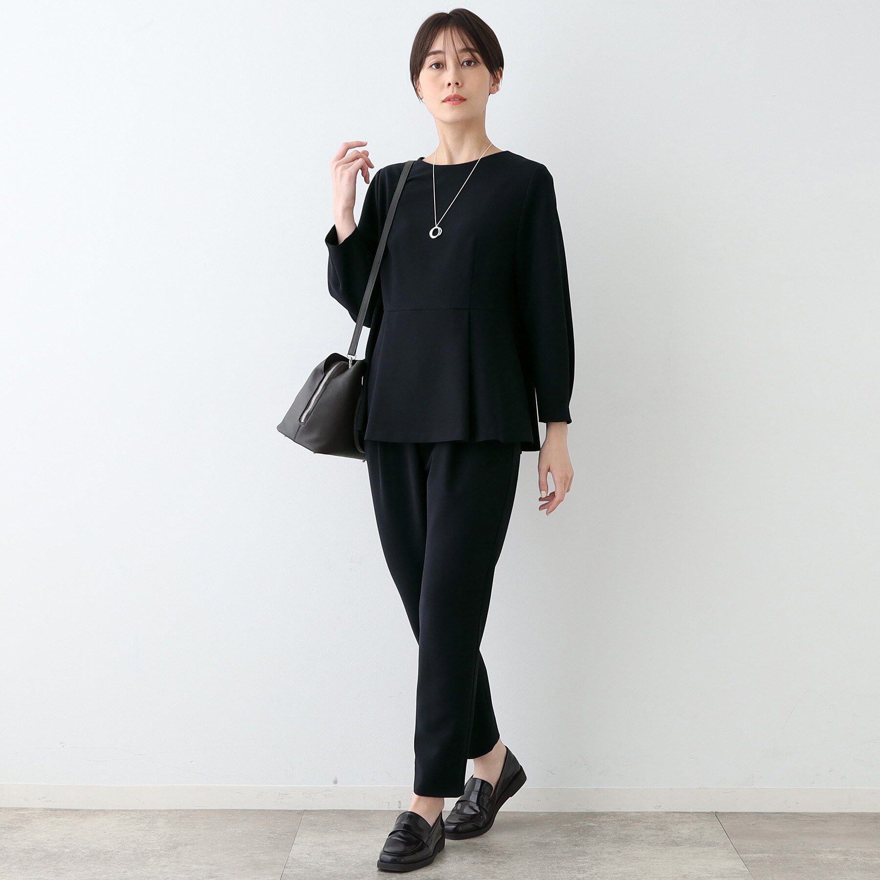 INDIVI「【洗える／SETUP可能】テーパードパンツ」|その他|