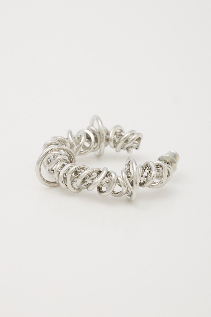 SLY「WINDING METAL HOOP ピアス」|ピアス|