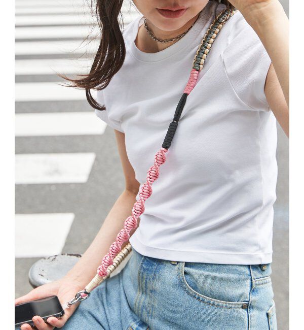 VENCE share style「配色ロープストラップ」|ネックレス|