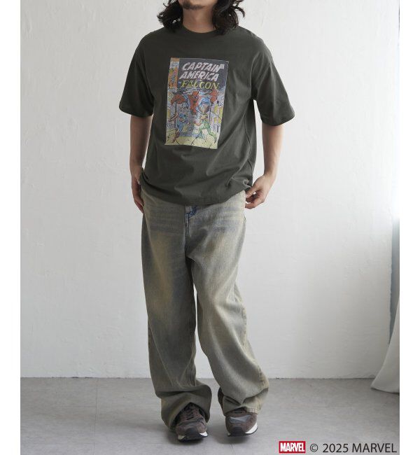 VENCE share style「デニムバギーパンツ」|デニム|