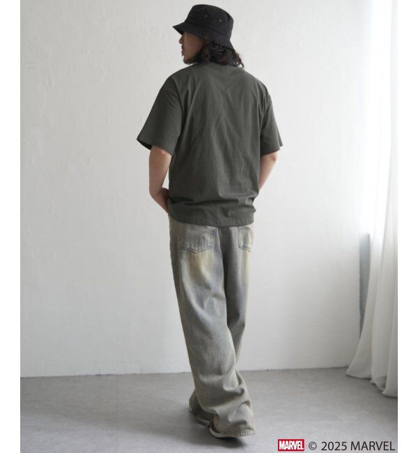VENCE share style「デニムバギーパンツ」|デニム|