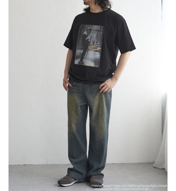 VENCE share style「デニムバギーパンツ」|デニム|