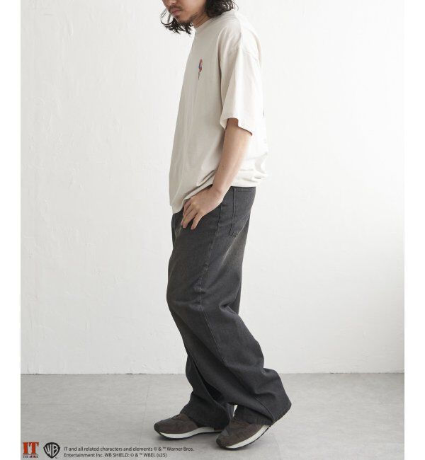 VENCE share style「デニムバギーパンツ」|デニム|