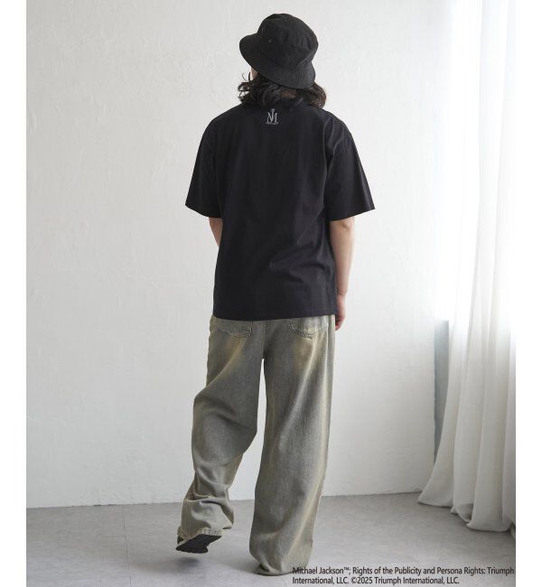 VENCE share style「デニムバギーパンツ」|デニム|