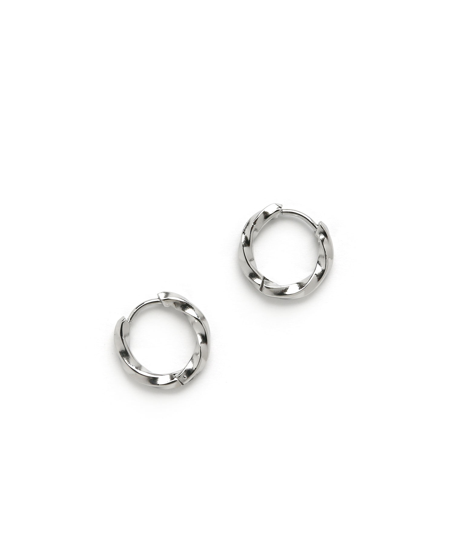 colleca la「[stainless]ステンレス・ツイストワンタッチフープピアス〈金属アレルギー対応〉」|ピアス|