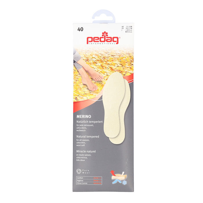 BACKYARD FAMILY「pedag ペダック メリノ インソール 通販 中敷き メリノウール 100％ 薄い 足の冷え」|その他|