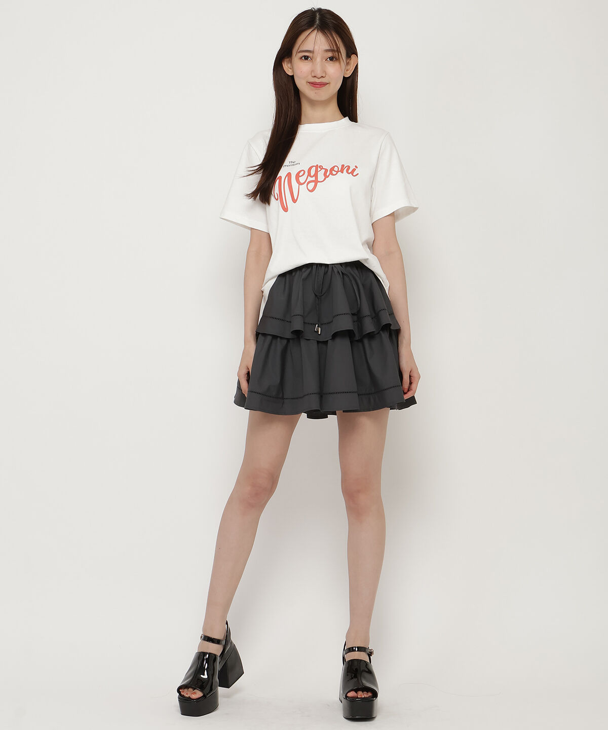 REDYAZEL「Negroni ロゴプリントＴシャツ」|Tシャツ・カットソー|