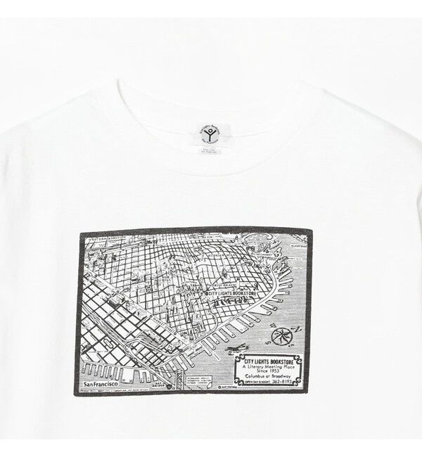 BEAMSBOY「【別注】City Lights Bookstore / 74s Post Card T」|Tシャツ・カットソー|