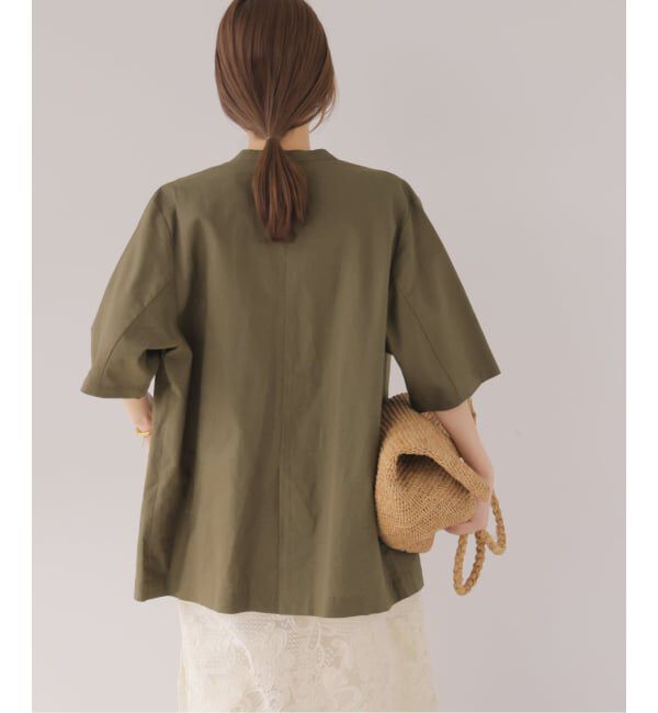 JOURNAL STANDARD relume「［手洗い可］リネンコットンハーフスリーブジャケット」|その他|