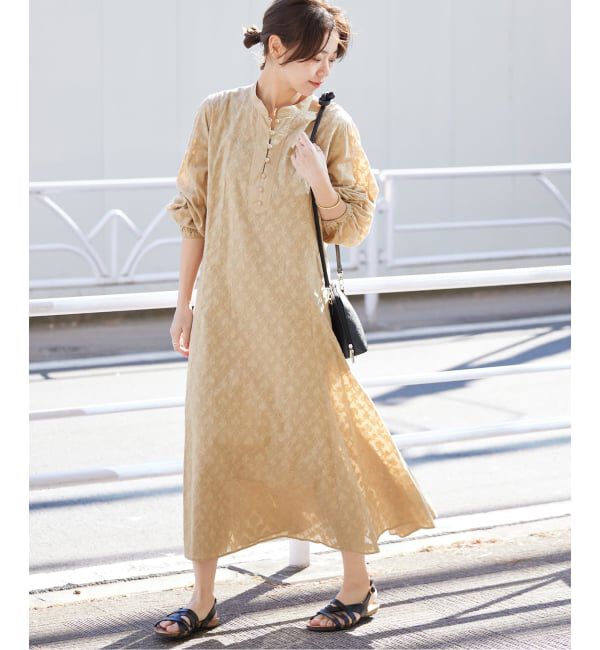 JOURNAL STANDARD relume「《WEB限定追加予約》コットンジャガードフレアワンピース」|ワンピース|