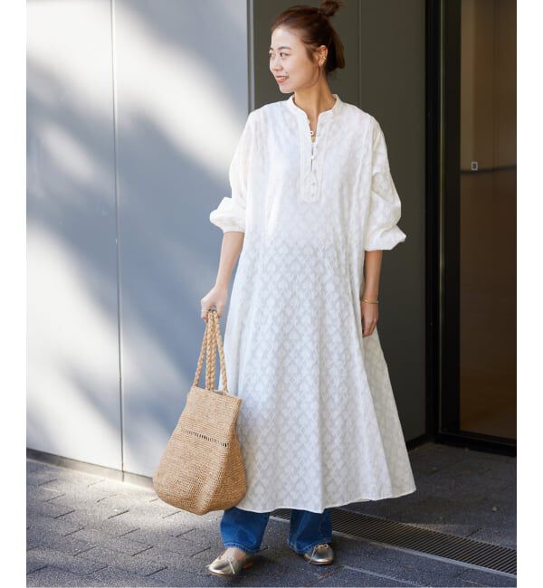 JOURNAL STANDARD relume「《WEB限定追加予約》コットンジャガードフレアワンピース」|ワンピース|