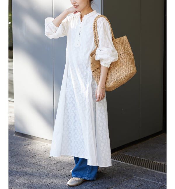 JOURNAL STANDARD relume「《WEB限定追加予約》コットンジャガードフレアワンピース」|ワンピース|