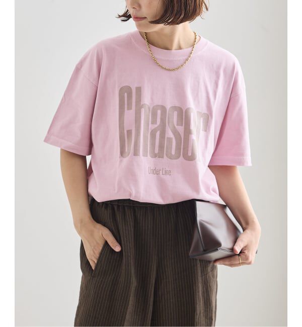 journal standard L'essage「【Chaser~】ピグメントTシャツ」|Tシャツ・カットソー|