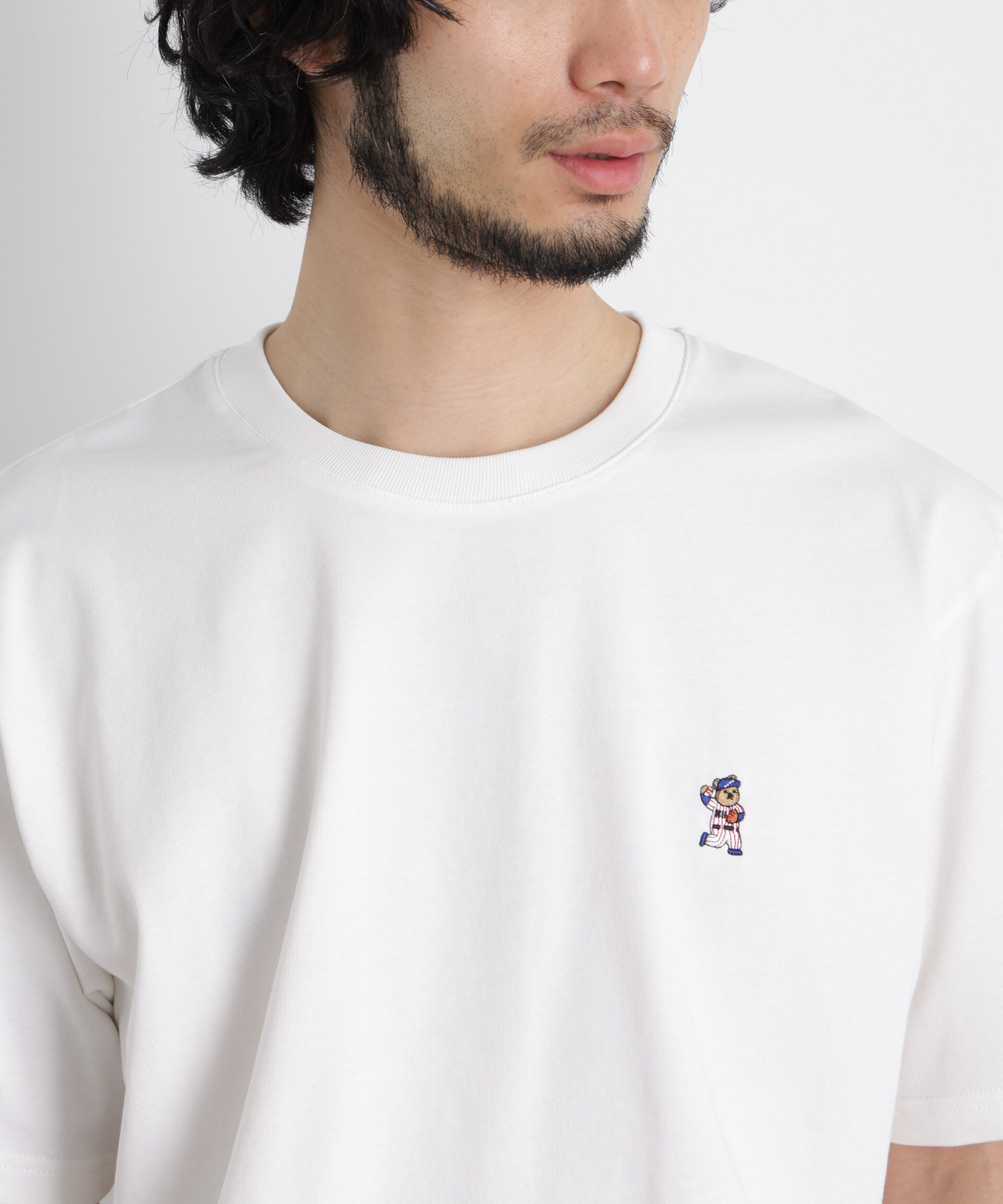 NANO universe「ナノベア Tシャツ 半袖 ベースボール」|Tシャツ・カットソー|