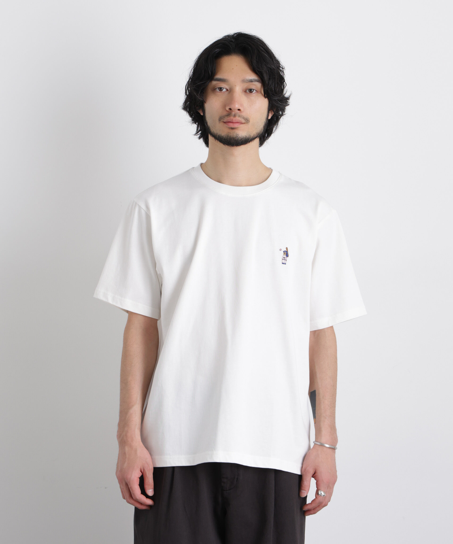 NANO universe「ナノベア Tシャツ 半袖 ベースボール」|Tシャツ・カットソー|