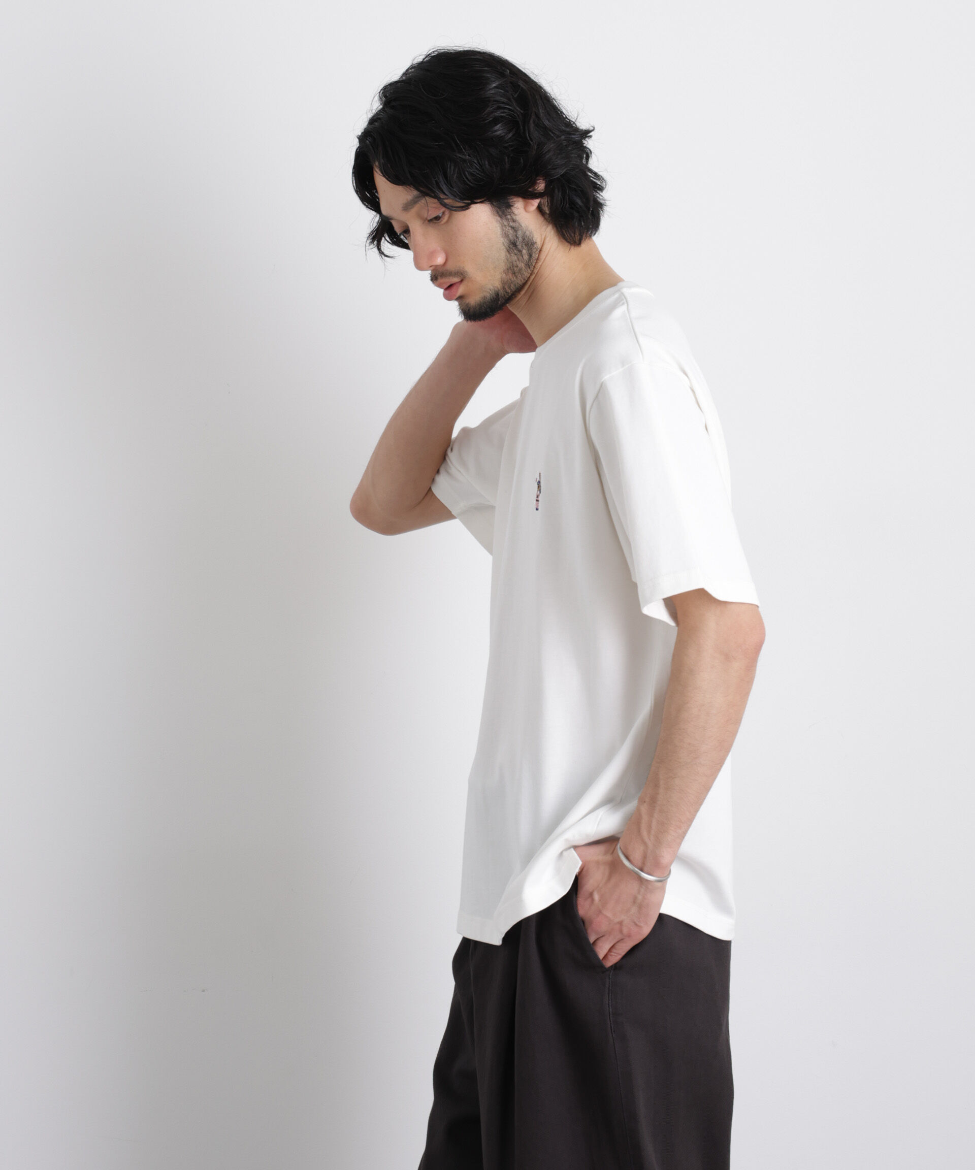 NANO universe「ナノベア Tシャツ 半袖 ベースボール」|Tシャツ・カットソー|