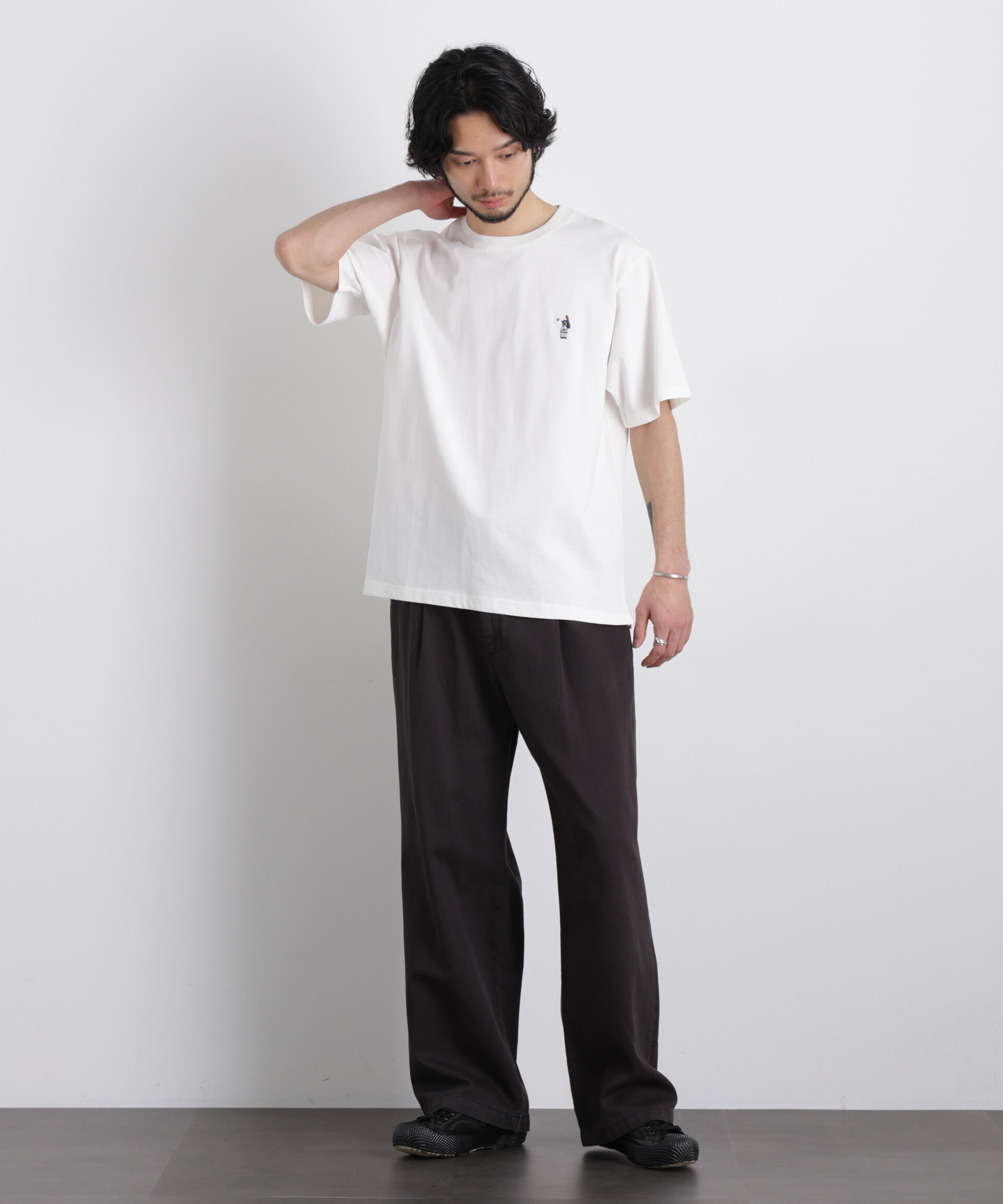 NANO universe「ナノベア Tシャツ 半袖 ベースボール」|Tシャツ・カットソー|