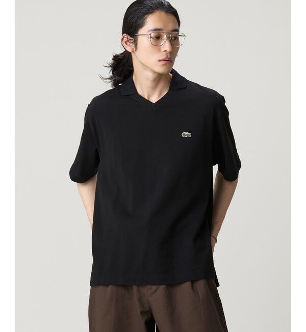LACOSTE「L.12.12アレンジ スキッパーネックポロシャツ」|ポロシャツ|