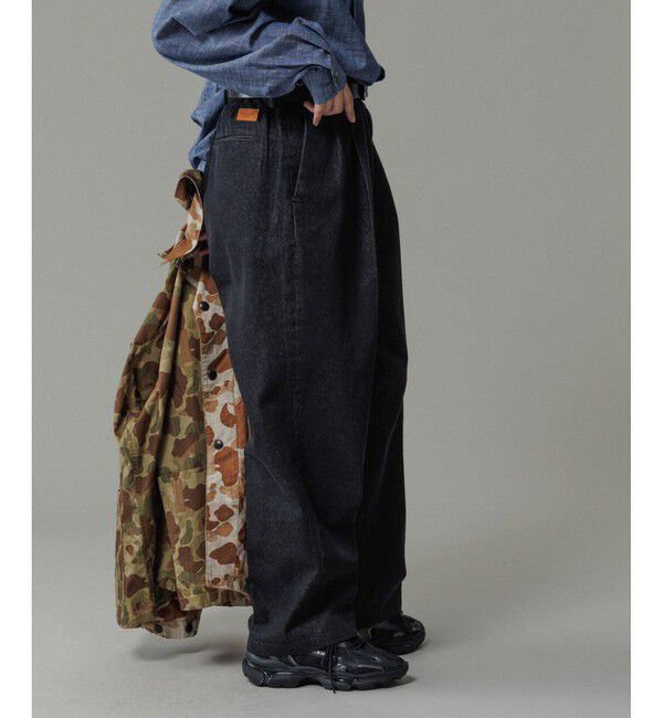 ADAM ET ROPE'「ワイド イージー デニムパンツ / ADAM ET ROPE' JEANS -GRID-」|デニム|