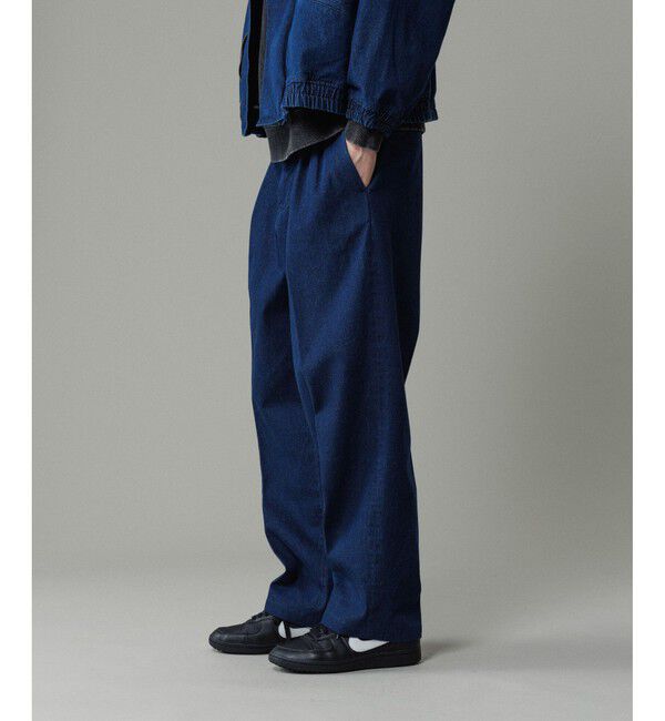 ADAM ET ROPE'「ワイド イージー デニムパンツ / ADAM ET ROPE' JEANS -GRID-」|デニム|