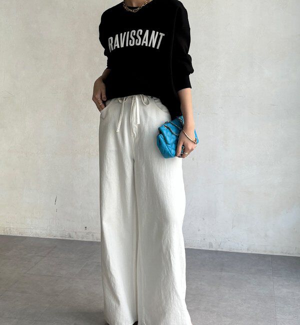  「【WEB限定/セットアップ可能】ストレッチダブルフェイスロゴプルオーバー」|Tシャツ・カットソー|