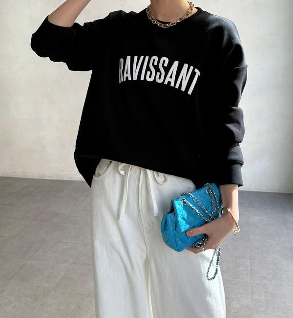  「【WEB限定/セットアップ可能】ストレッチダブルフェイスロゴプルオーバー」|Tシャツ・カットソー|