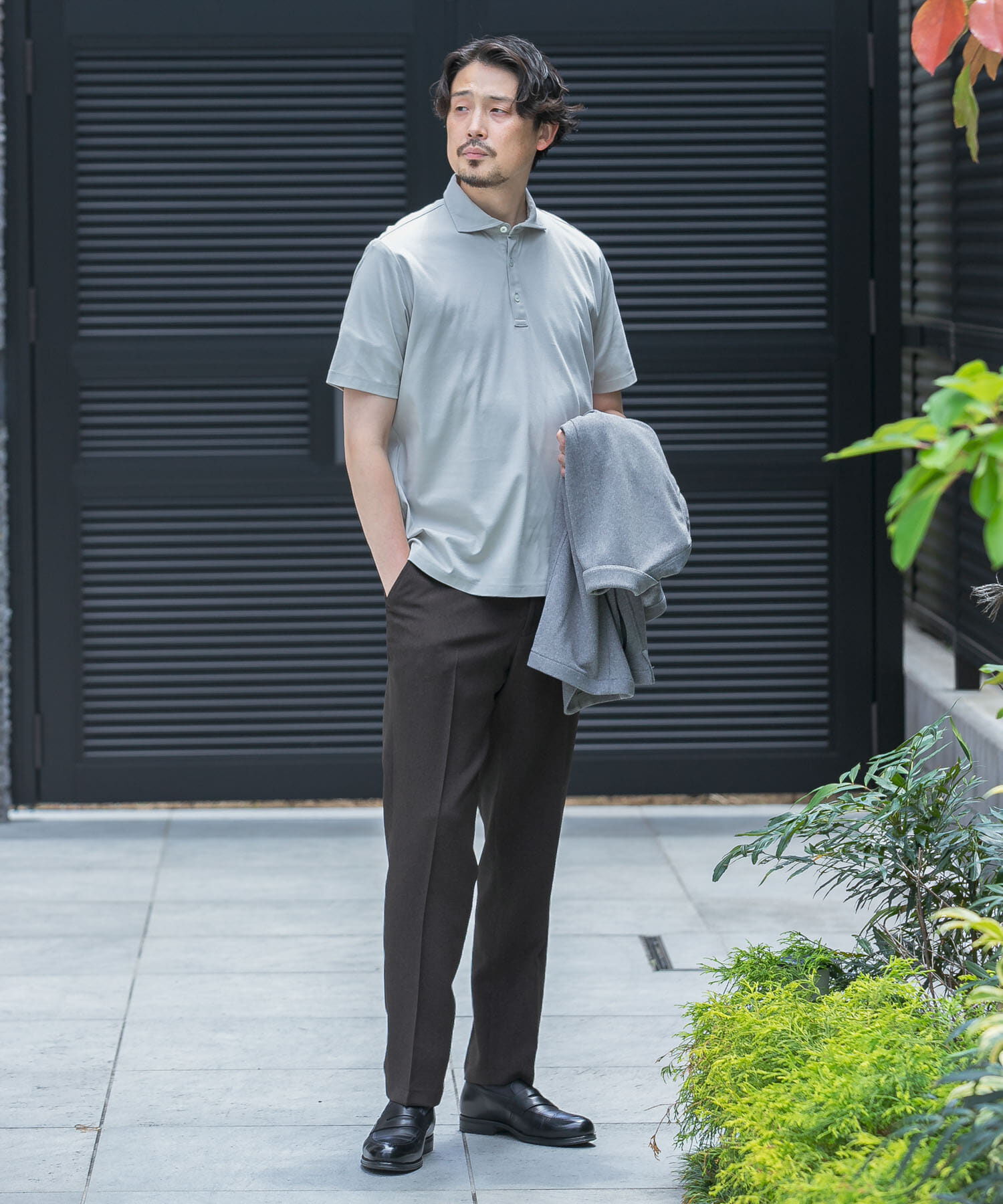 URBAN RESEARCH DOORS「LIFE STYLE TAILOR　『UR TECH』サマシェア ドレスポロ」|シャツ・ブラウス|