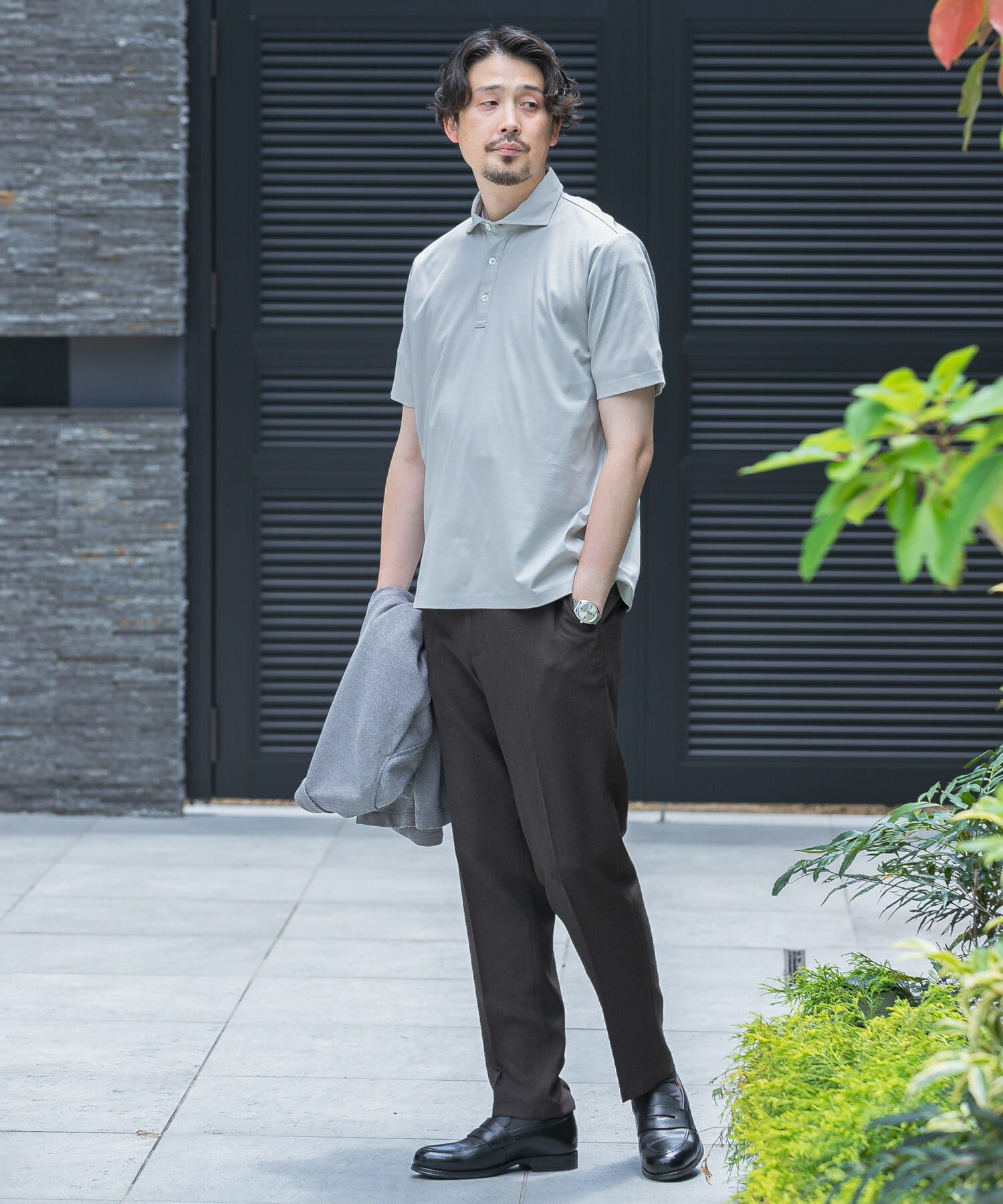 URBAN RESEARCH DOORS「LIFE STYLE TAILOR　『UR TECH』サマシェア ドレスポロ」|シャツ・ブラウス|