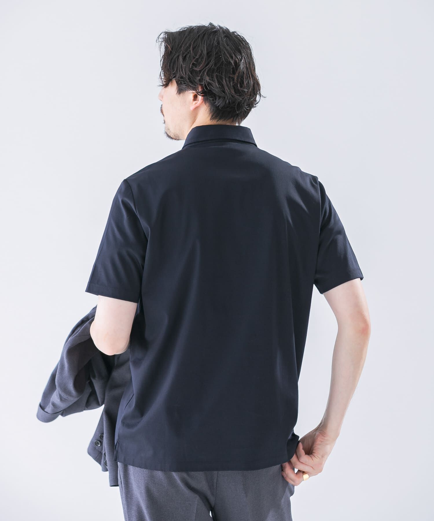 URBAN RESEARCH DOORS「LIFE STYLE TAILOR　『UR TECH』サマシェア ドレスポロ」|シャツ・ブラウス|