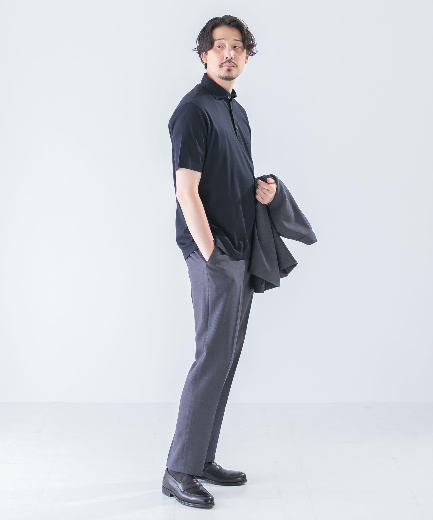 URBAN RESEARCH DOORS「LIFE STYLE TAILOR　『UR TECH』サマシェア ドレスポロ」|シャツ・ブラウス|