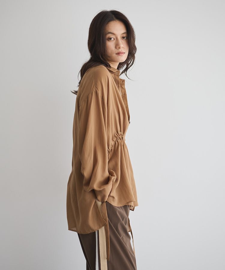 GARAGE OF GOOD CLOTHING「ウエストドロストリボンシャツ」|シャツ・ブラウス|