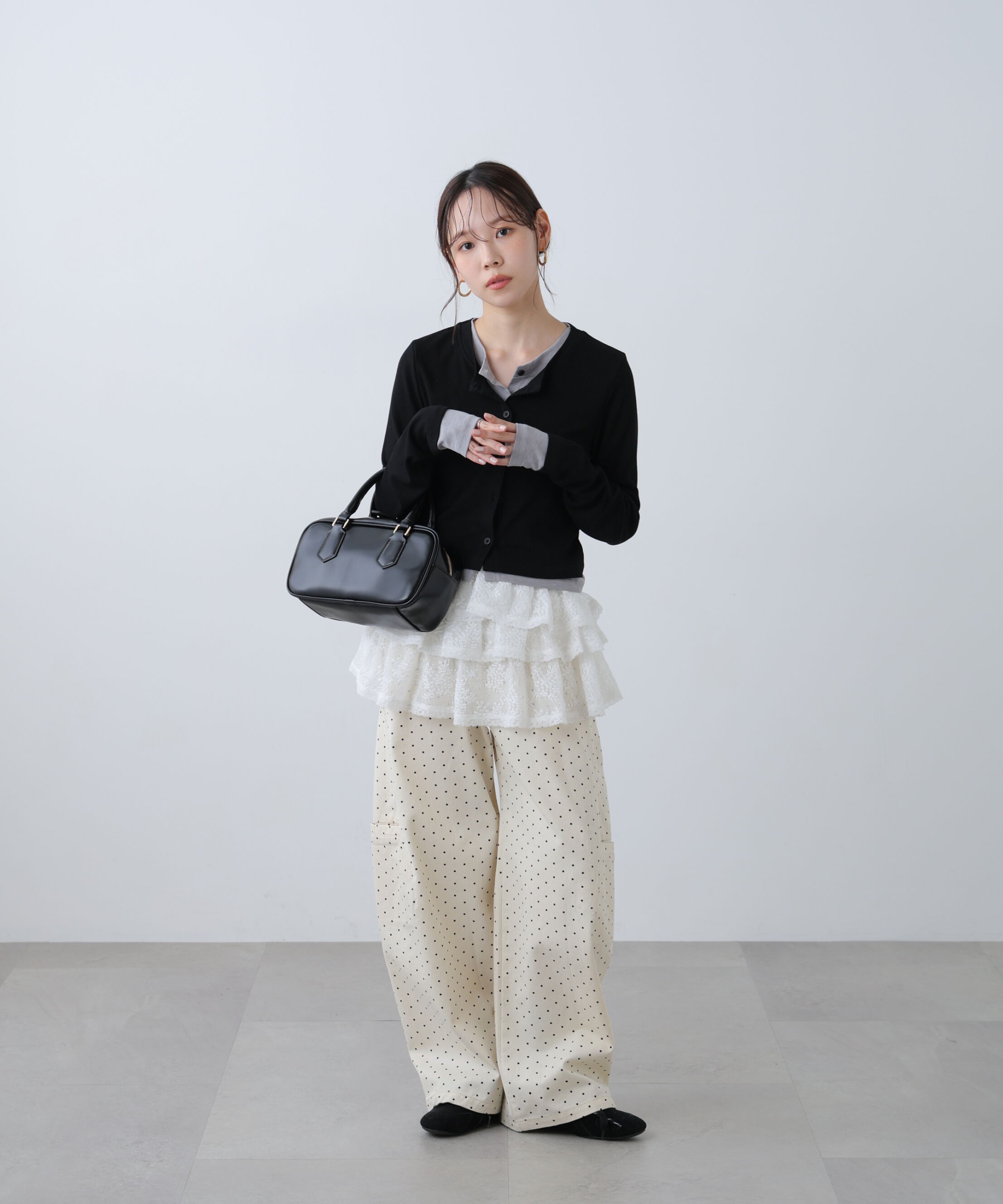  「サイドポケットコクーンデニムパンツ」|その他|